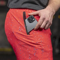 Shorts|Athletic Wear|RSVLTS Splat Damon (Infrared) – V1 Lined Training Shorts