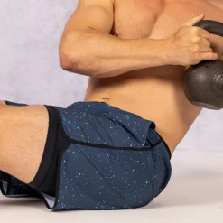Shorts|Athletic Wear|RSVLTS Splat Damon (Navy) – V2 Lined Training Shorts