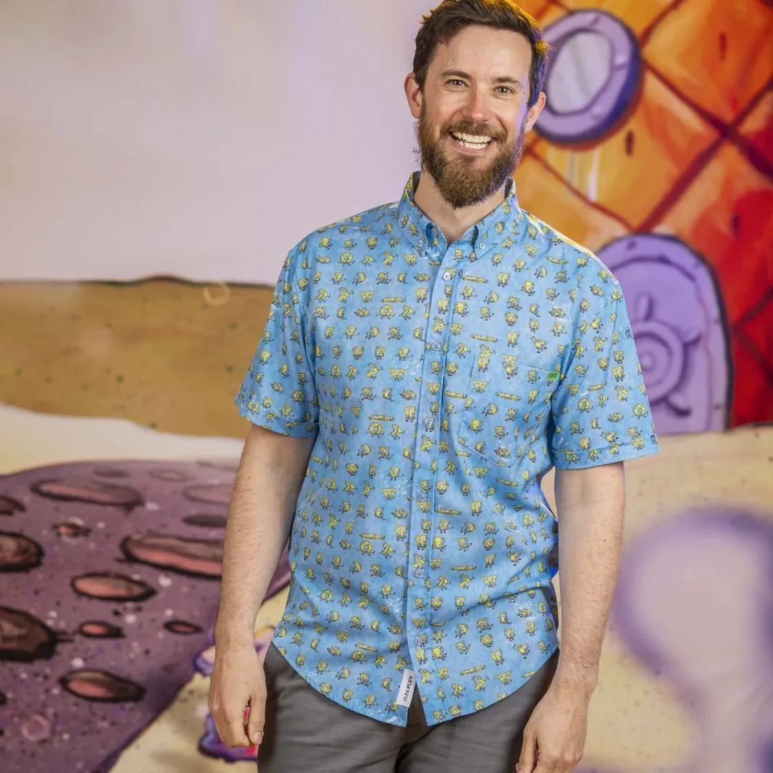 Spongebob|Nickelodeon|Nickelodeon SpongeBob "It's a Giraffe!" – KUNUFLEX Short Sleeve Shirt