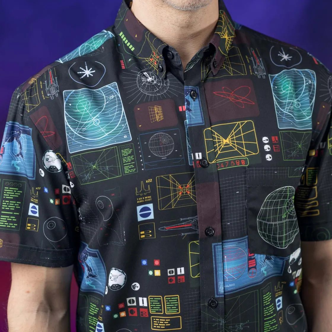 Star Wars|Star Wars|Star Wars ™ "Battle of Yavin™" – KUNUFLEX Short Sleeve Shirt