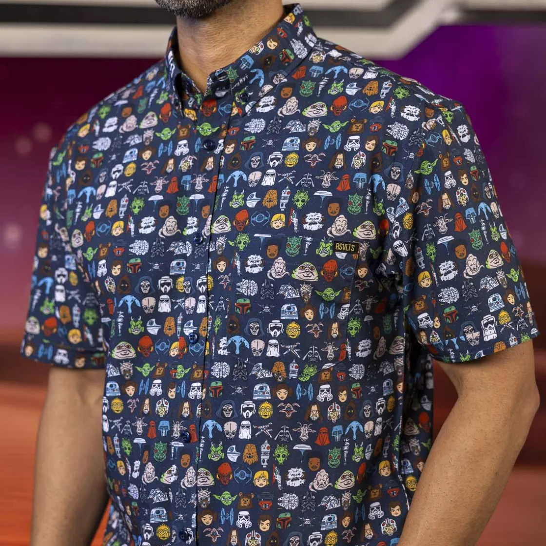 Star Wars|Star Wars|Star Wars ™ "Cartoon Cosmos" – KUNUFLEX Short Sleeve Shirt