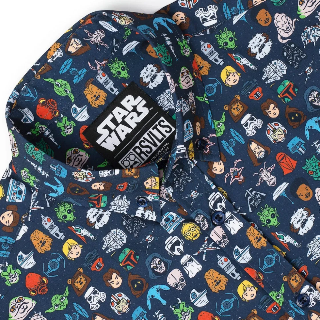 Star Wars|Star Wars|Star Wars ™ "Cartoon Cosmos" – KUNUFLEX Short Sleeve Shirt