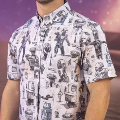 Star Wars|Star Wars|Star Wars ™ "Droid Drawings" – KUNUFLEX Short Sleeve Shirt