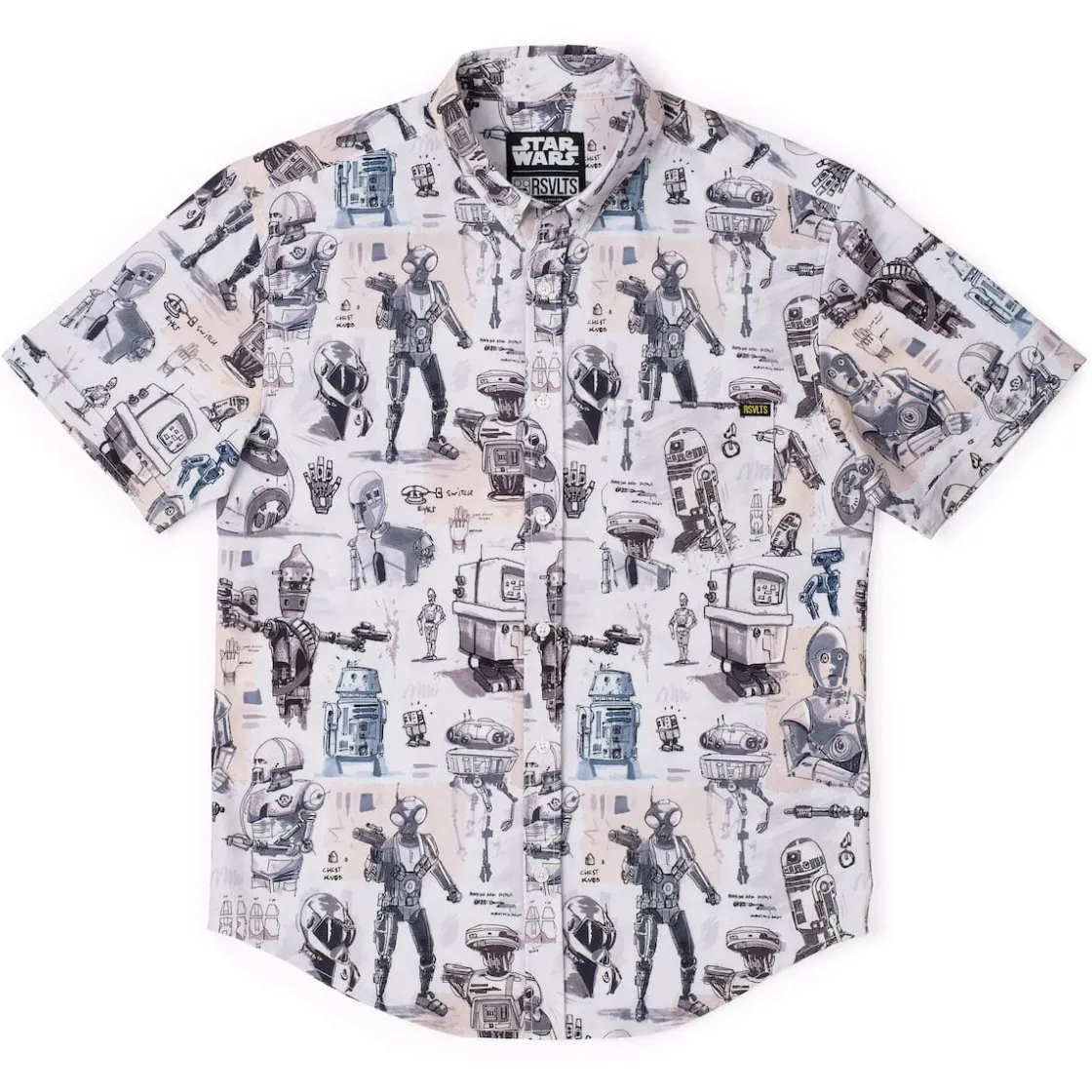 Star Wars|Star Wars|Star Wars ™ "Droid Drawings" – KUNUFLEX Short Sleeve Shirt