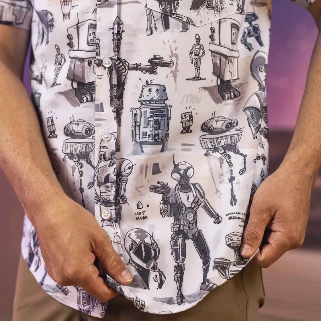 Star Wars|Star Wars|Star Wars ™ "Droid Drawings" – KUNUFLEX Short Sleeve Shirt