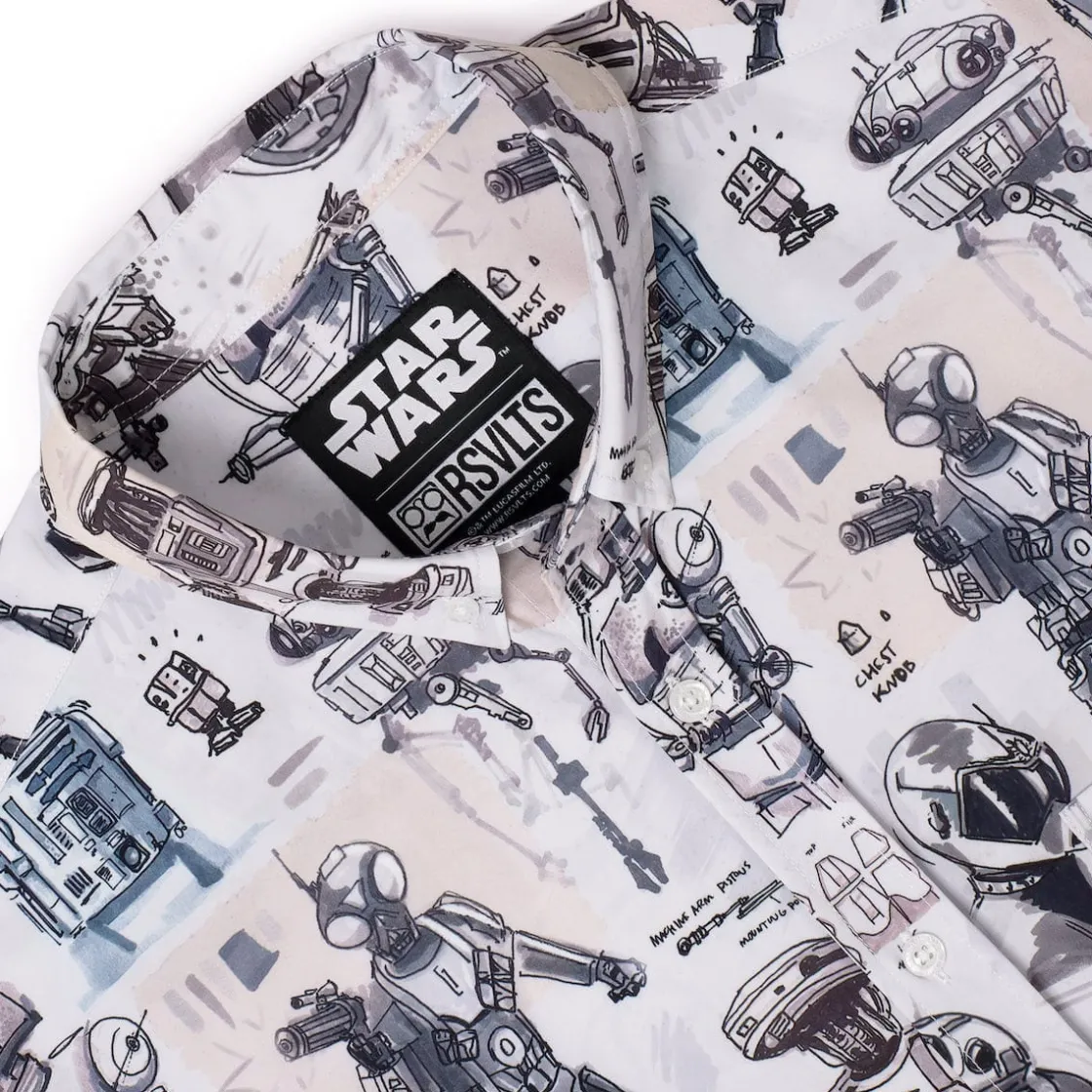 Star Wars|Star Wars|Star Wars ™ "Droid Drawings" – KUNUFLEX Short Sleeve Shirt