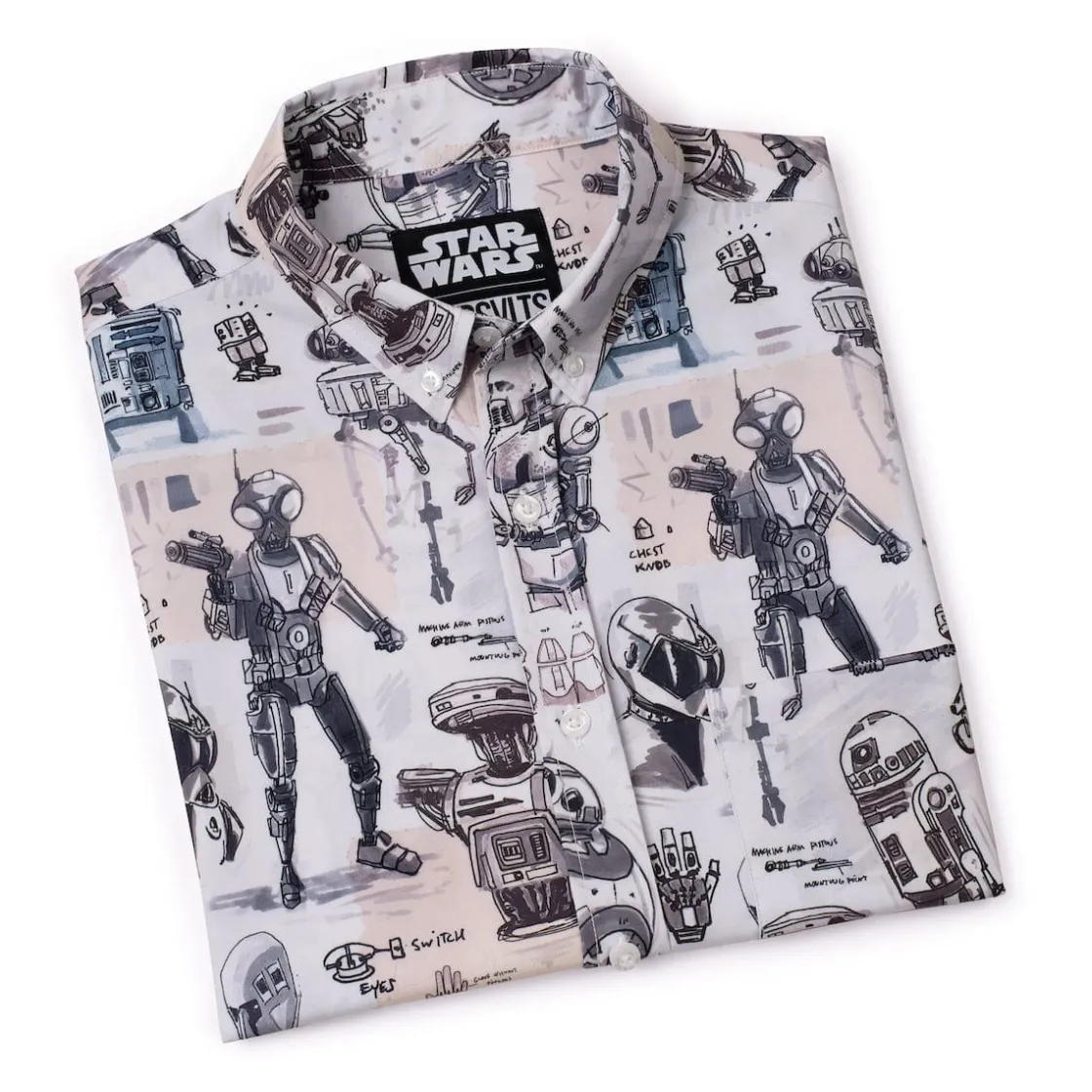 Star Wars|Star Wars|Star Wars ™ "Droid Drawings" – KUNUFLEX Short Sleeve Shirt