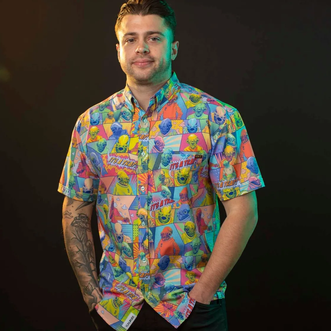 Star Wars|Star Wars|Star Wars ™ "IT'S A TRAP!" – KUNUFLEX Short Sleeve Shirt
