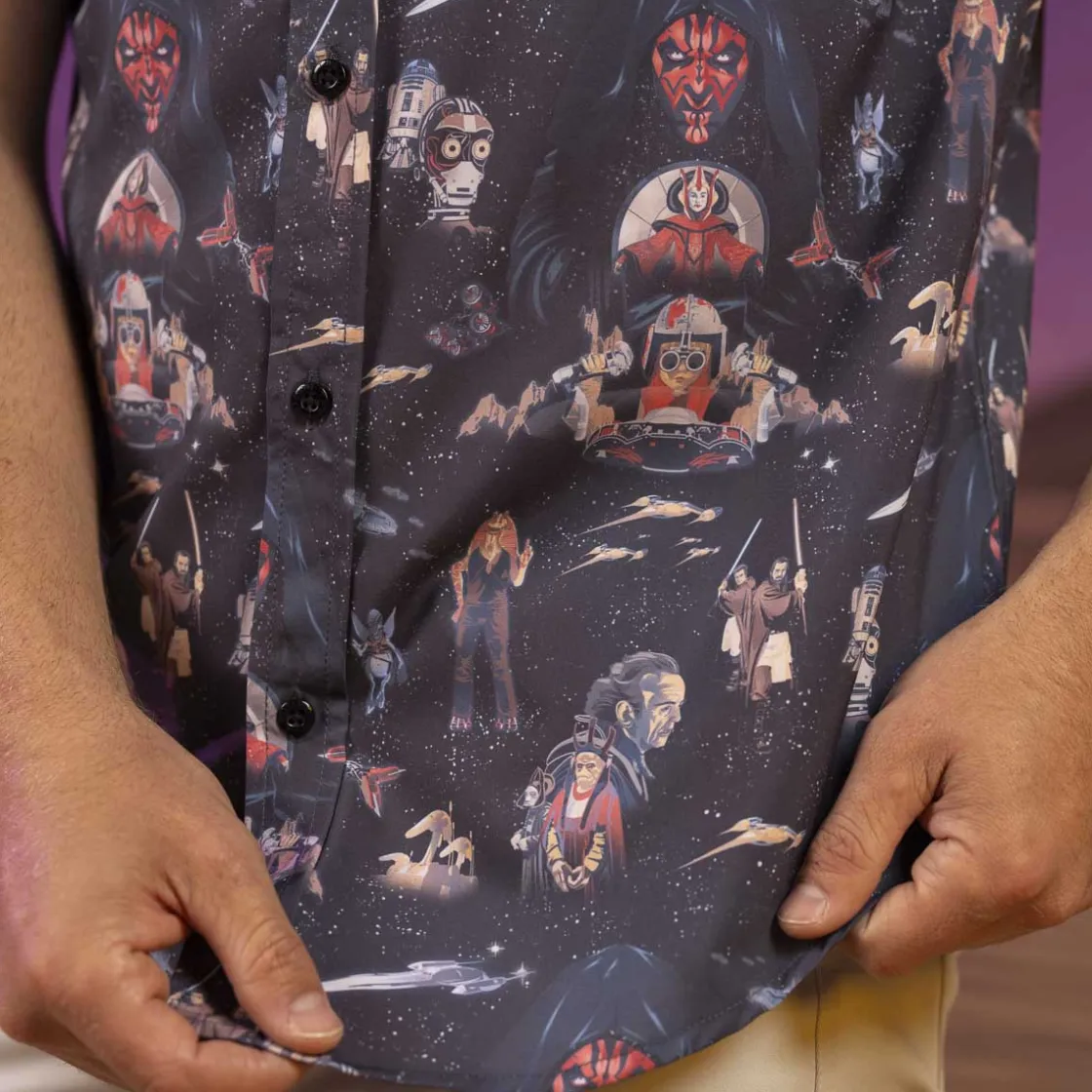 Star Wars|Star Wars|Star Wars ™ "The Phantom Menace" – KUNUFLEX Short Sleeve Shirt