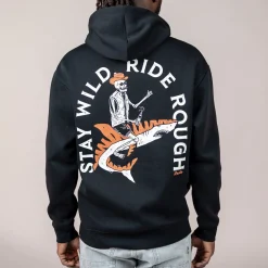 Sweatshirts|Outerwear|RSVLTS Stay Wild Tiger Shark – Classic Hoodie