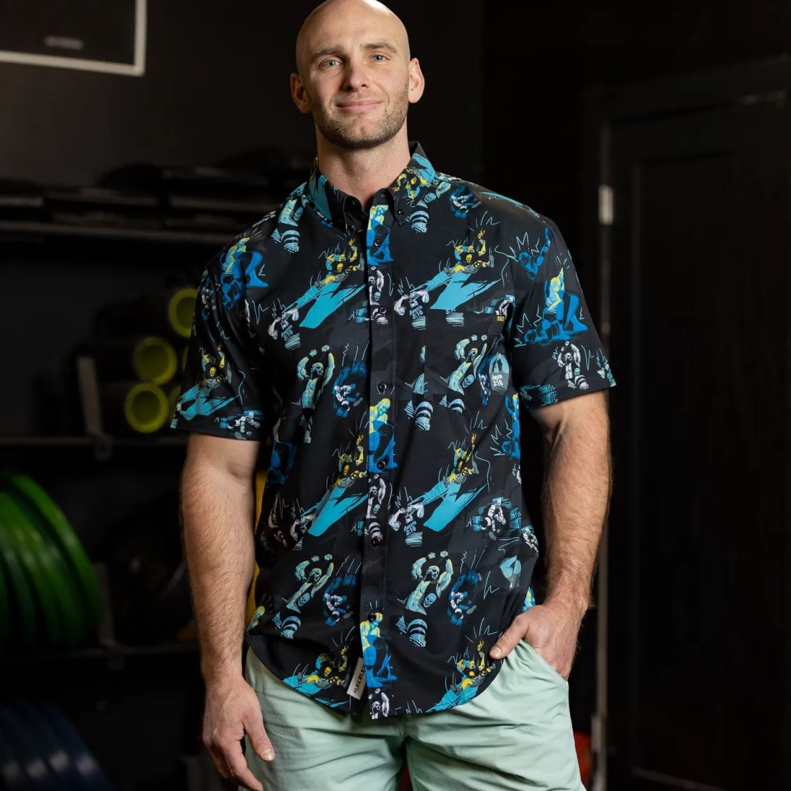 Wwe|Short Sleeves|WWE Stone Cold Steve Austin "The Bottom Line" – KUNUFLEX Short Sleeve Shirt