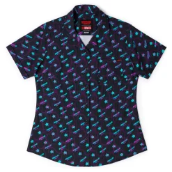 Stranger Things|Stranger Things "Battle of Starcourt" – Women's KUNUFLEX Short Sleeve Shirt