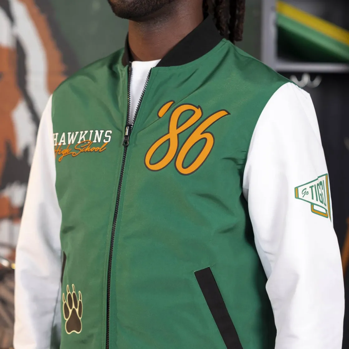 Stranger Things|Outerwear|Stranger Things "Class of '86" – Reversible Bomber Jacket