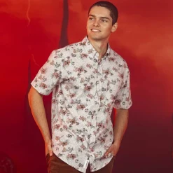 Stranger Things|Short Sleeves|Stranger Things "R... U... N..." – KUNUFLEX Short Sleeve Shirt