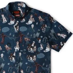 Stranger Things|Short Sleeves|Stranger Things "Something Is Coming" – KUNUFLEX Short Sleeve Shirt