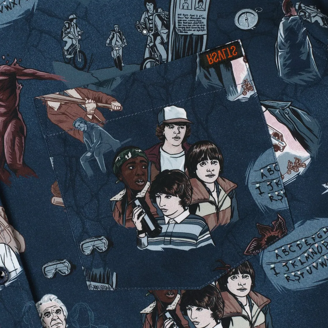 Stranger Things|Short Sleeves|Stranger Things "Something Is Coming" – KUNUFLEX Short Sleeve Shirt