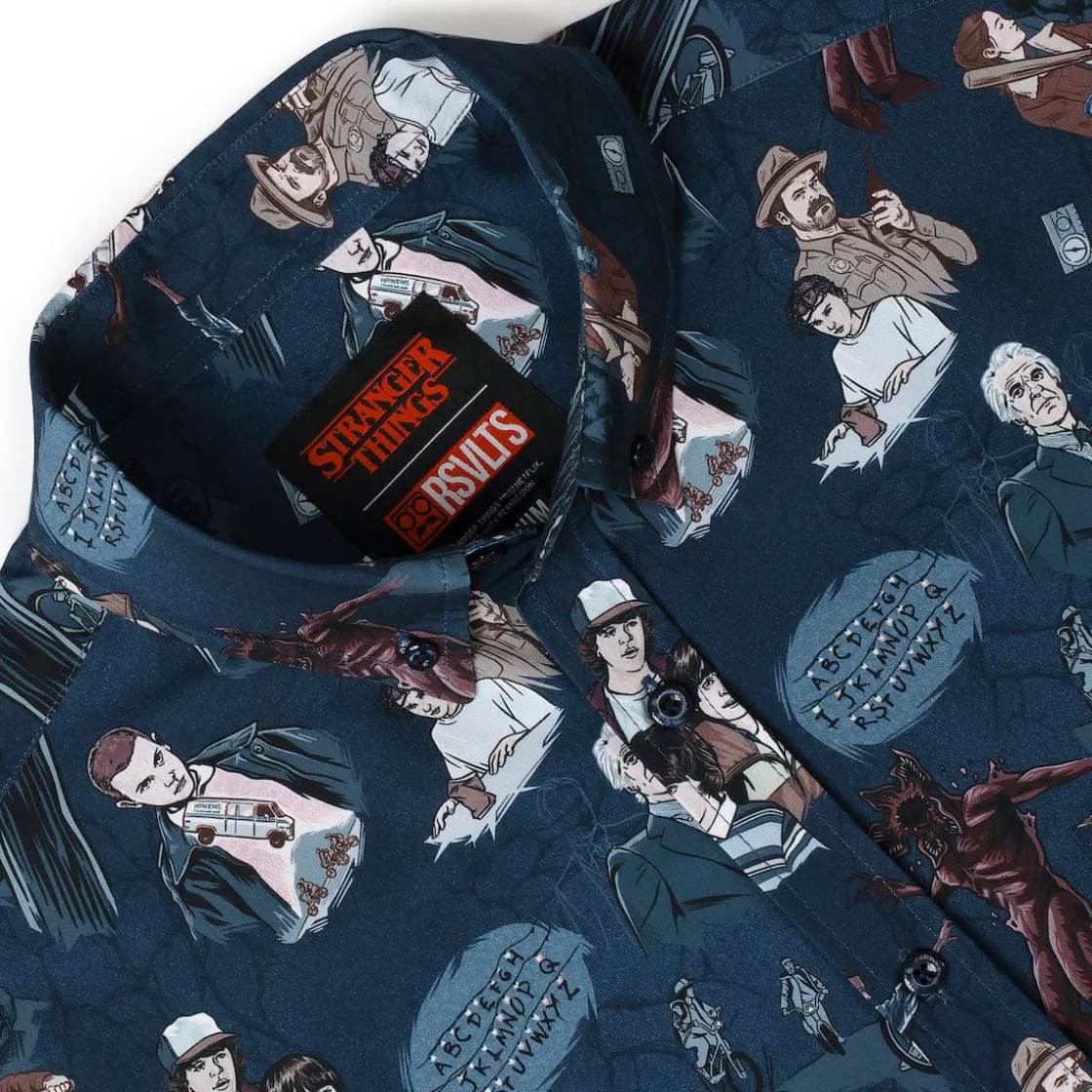 Stranger Things|Short Sleeves|Stranger Things "Something Is Coming" – KUNUFLEX Short Sleeve Shirt
