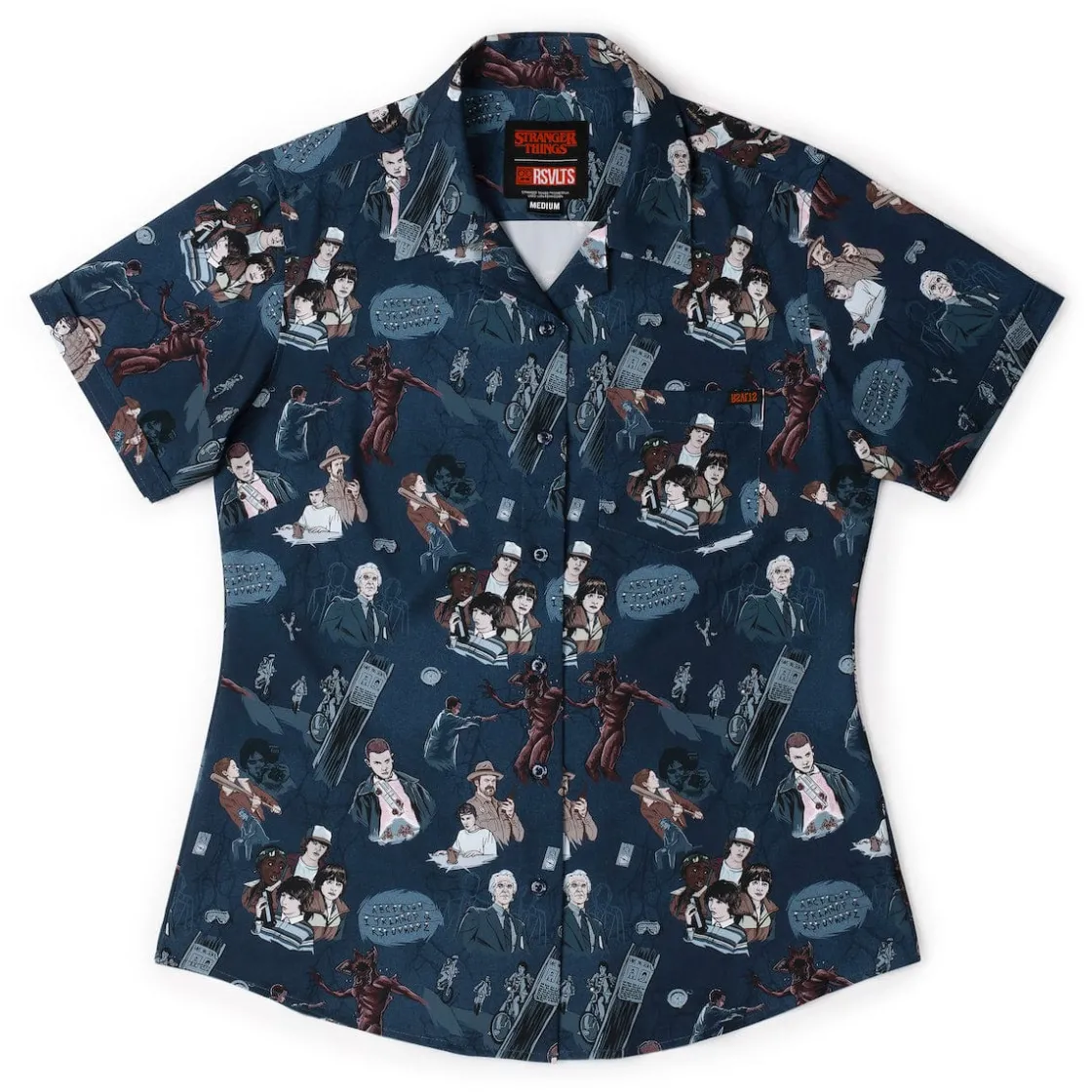 Stranger Things|Stranger Things "Something Is Coming" – Women's KUNUFLEX Short Sleeve Shirt