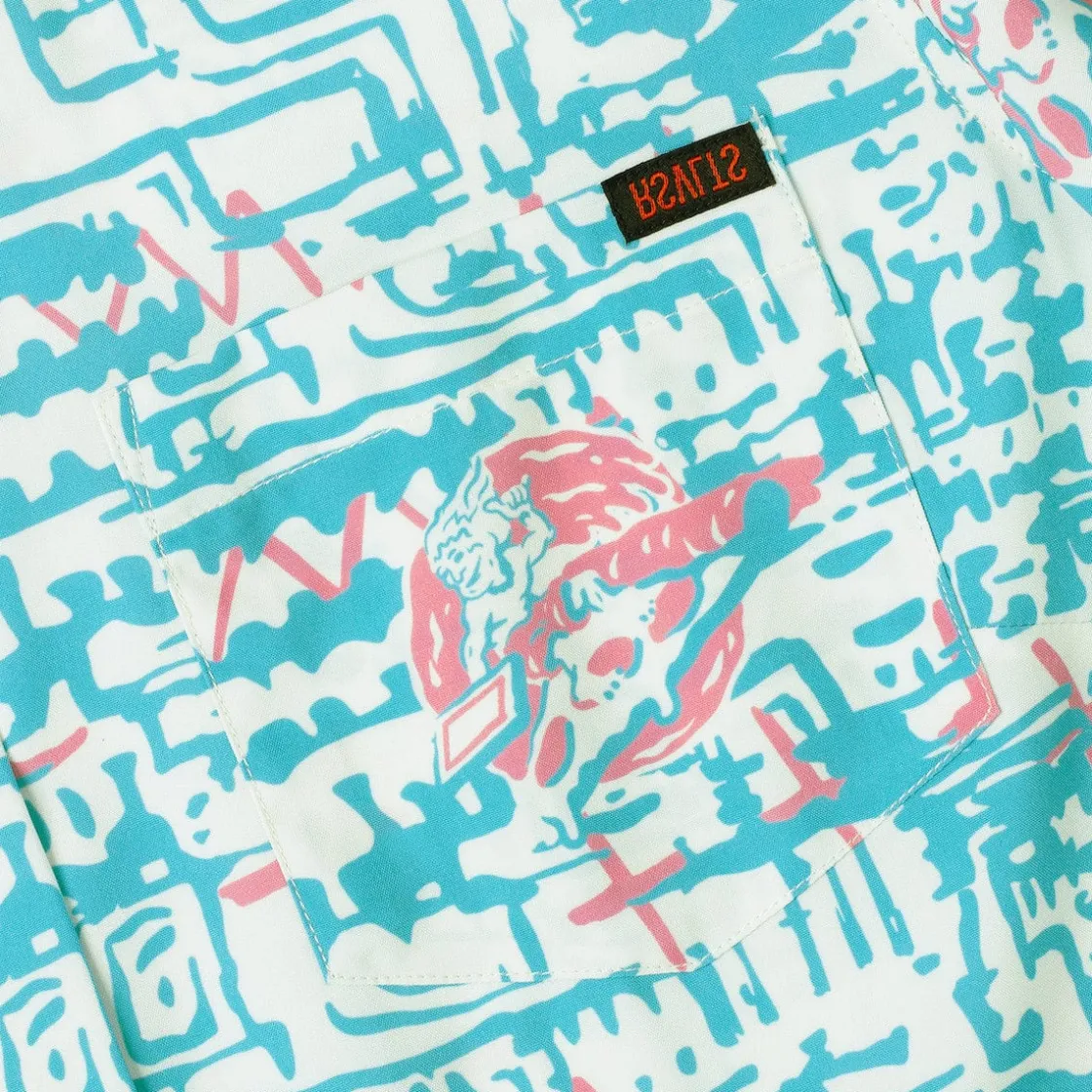 Stranger Things|Stranger Things "Surfer Boy Pizza" – Women's KUNUFLEX Short Sleeve Shirt