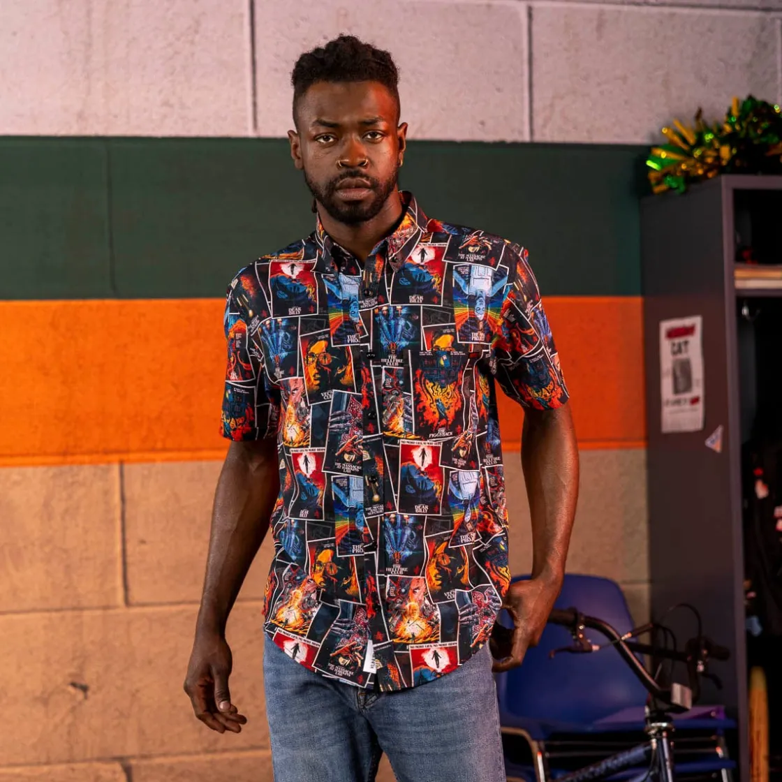 Stranger Things|Short Sleeves|Stranger Things "The Art of Four" – KUNUFLEX Short Sleeve Shirt