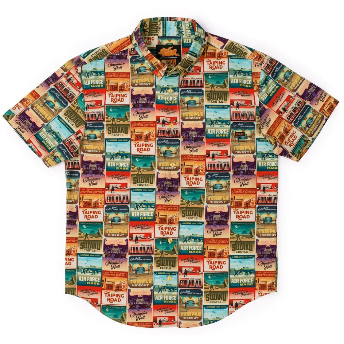 Short Sleeves|Street Fighter "Frequent Fighter Miles" – KUNUFLEX Short Sleeve Shirt