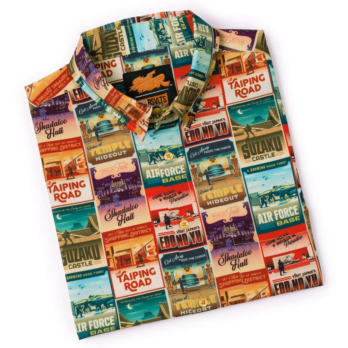 Short Sleeves|Street Fighter "Frequent Fighter Miles" – KUNUFLEX Short Sleeve Shirt