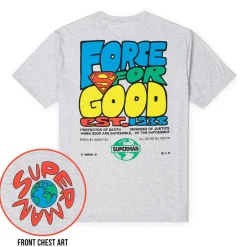 Superman|Dc|Superman ™ "Force for Good" – Crewneck Tee