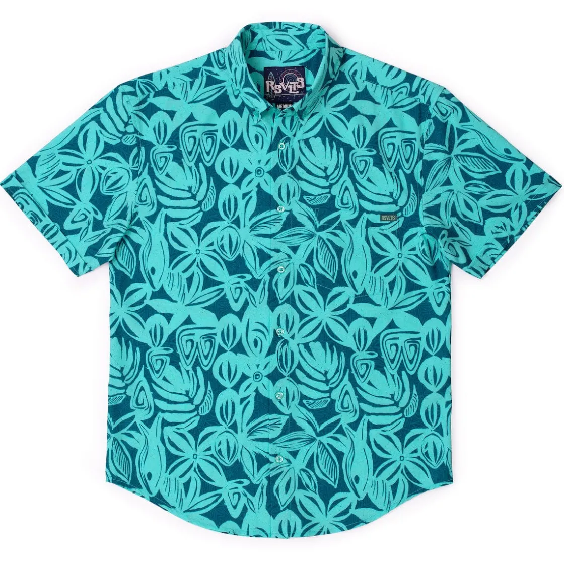 Short Sleeve Shirts|Matching Sets|RSVLTS Sweet Blue Sea – KUNUFLEX Short Sleeve Shirt