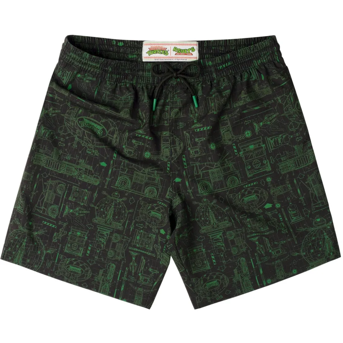 Tmnt|Nickelodeon|Nickelodeon Teenage Mutant Ninja Turtles "Greenprints" – Hybrid Shorts