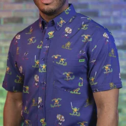 Tmnt|Nickelodeon|Nickelodeon Teenage Mutant Ninja Turtles "Cheapskatin'" – KUNUFLEX Short Sleeve Shirt