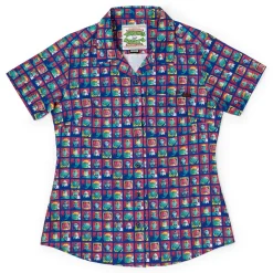 Tmnt|Nickelodeon|Nickelodeon Teenage Mutant Ninja Turtles “Dimension X-cellent” – Women's KUNUFLEX Short Sleeve Shirt