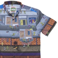 Tmnt|Nickelodeon|Nickelodeon Teenage Mutant Ninja Turtles "Button Mashers" – KUNUFLEX Short Sleeve Shirt
