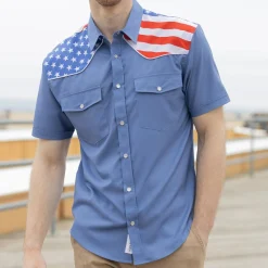 Short Sleeve Shirts|Americana|RSVLTS "The Boss" – Roper Short Sleeve