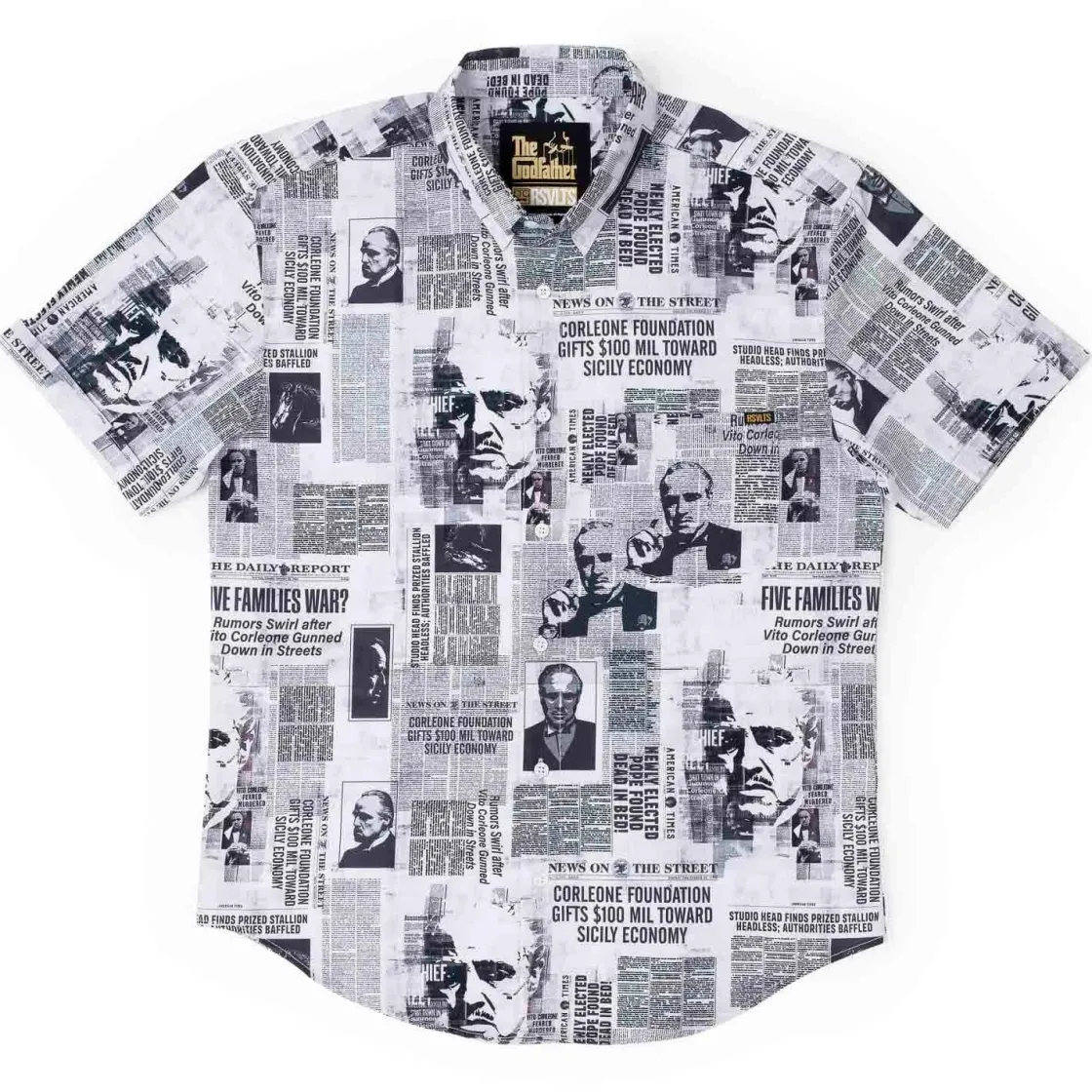 Short Sleeves|The Godfather “Headlines” – KUNUFLEX Short Sleeve Shirt