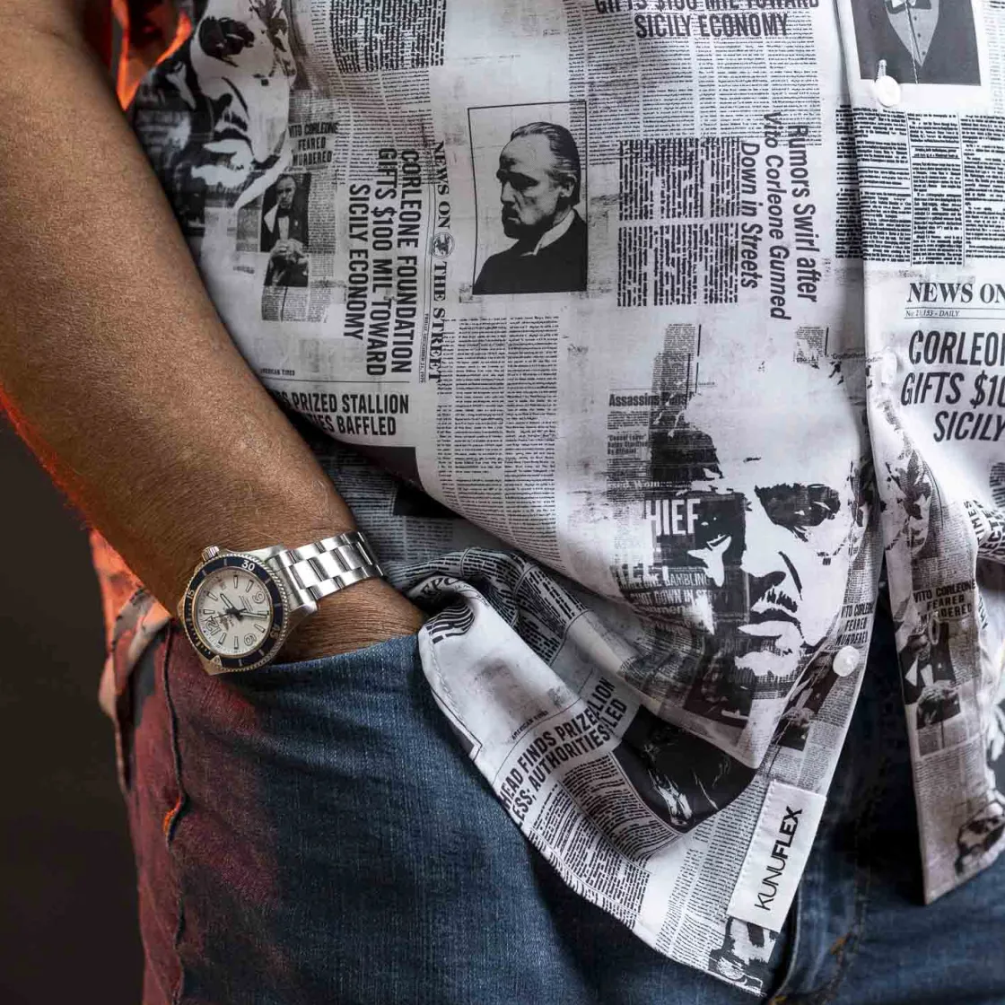 Short Sleeves|The Godfather “Headlines” – KUNUFLEX Short Sleeve Shirt