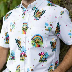 Short Sleeve Shirts|Short Sleeves|RSVLTS The Great Outdoors "Have a Good Trip" – KUNUFLEX Short Sleeve Shirt