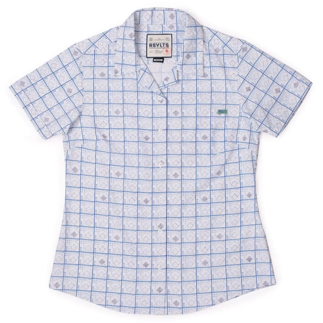 Short Sleeve Shirts|Baseball|RSVLTS The Scorekeeper – Women's KUNUFLEX Short Sleeve Shirt