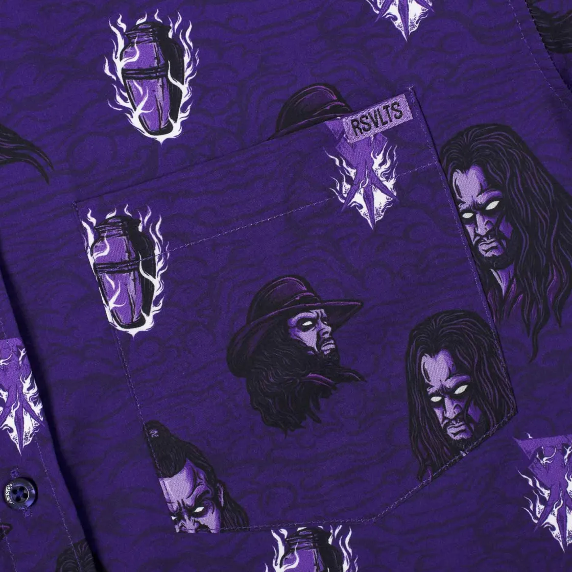 Wwe|Short Sleeves|WWE The Undertaker "The Deadman" – KUNUFLEX Short Sleeve Shirt
