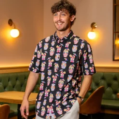 Short Sleeve Shirts|Tiki|RSVLTS Tipsy Tiki – KUNUFLEX Short Sleeve Shirt