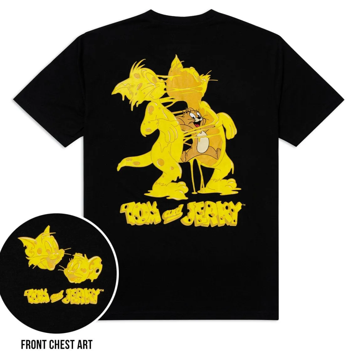 Tom And Jerry|Warner Bros.|Tom and Jerry "Cheesy Troublemakers" – Crewneck Tee