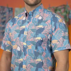 Short Sleeve Shirts|Short Sleeves|RSVLTS Toucan Tango – KUNUFLEX Short Sleeve Shirt