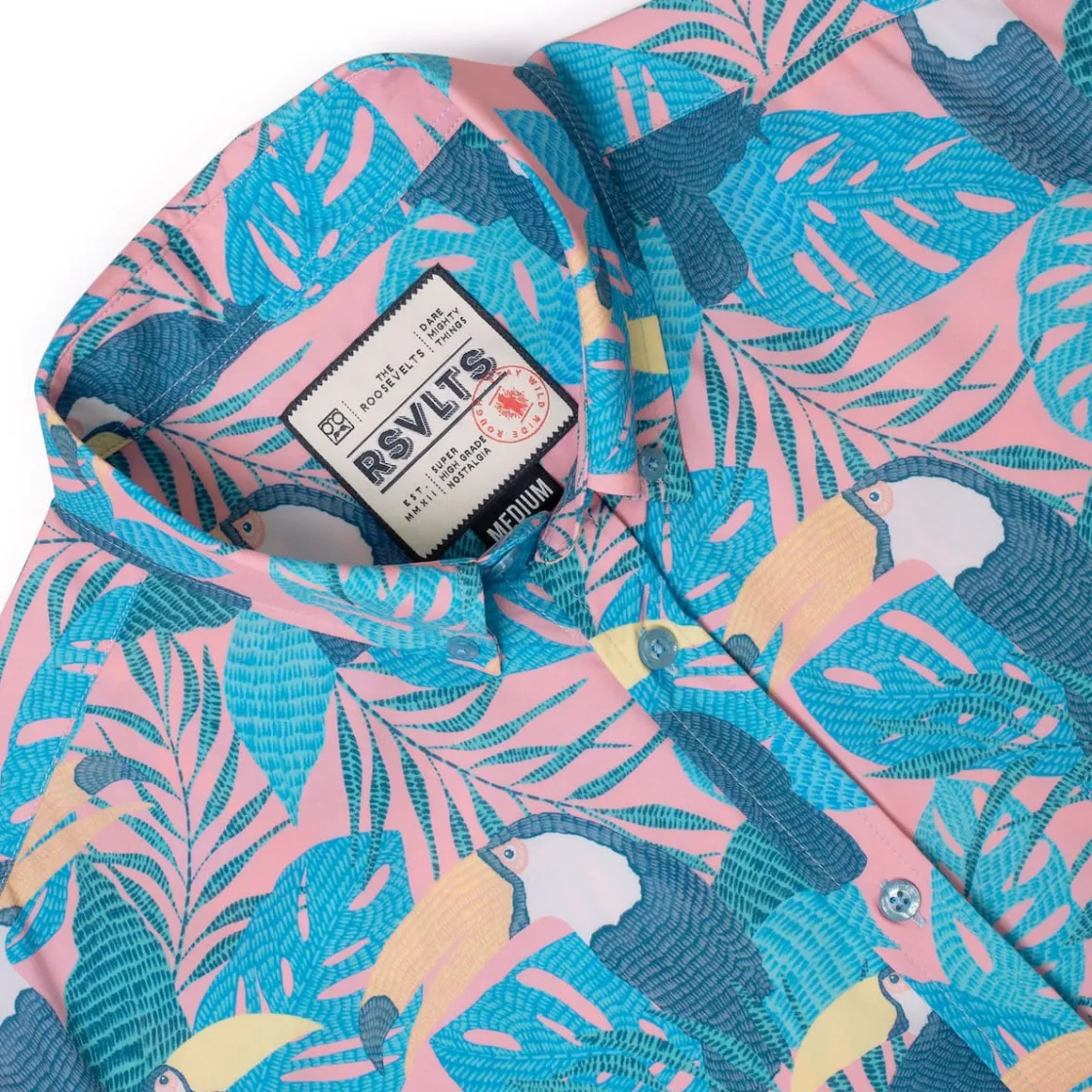 Short Sleeve Shirts|Short Sleeves|RSVLTS Toucan Tango – KUNUFLEX Short Sleeve Shirt