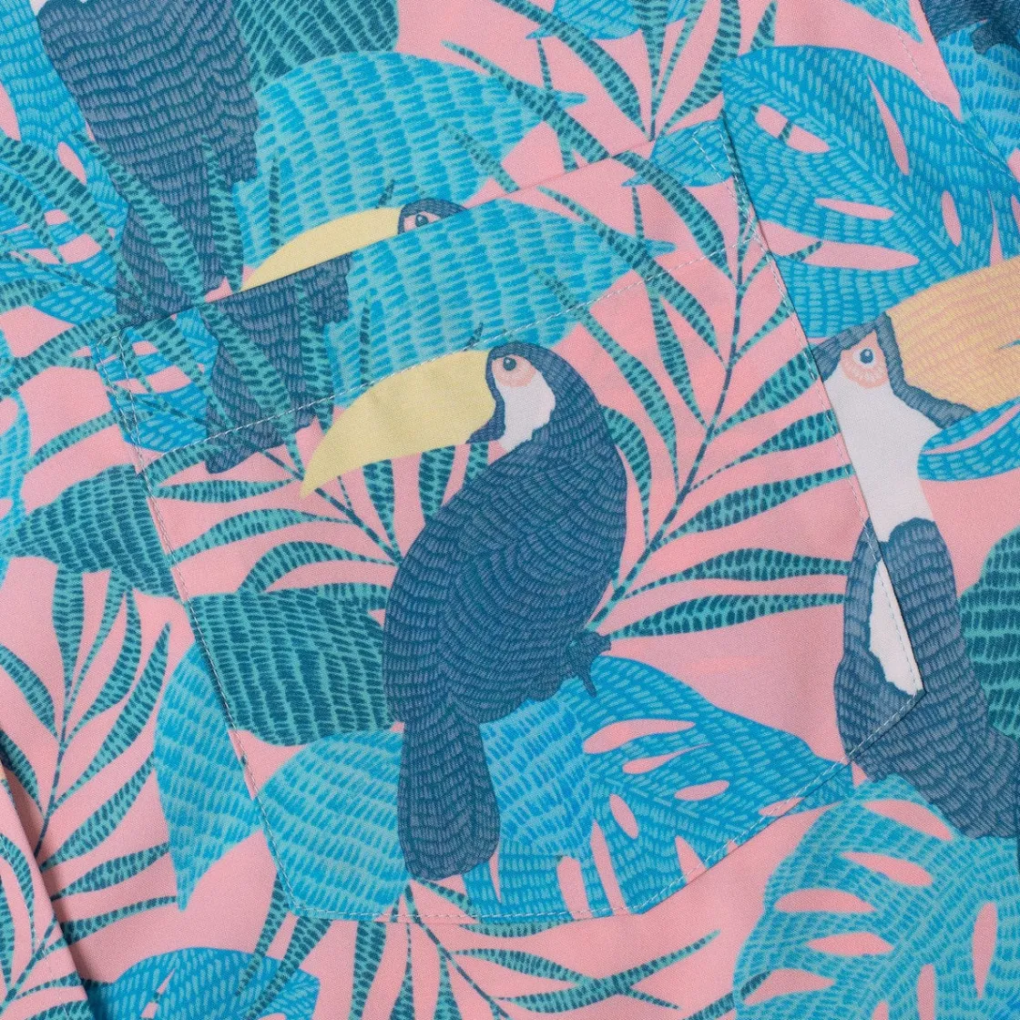 Short Sleeve Shirts|Short Sleeves|RSVLTS Toucan Tango – KUNUFLEX Short Sleeve Shirt