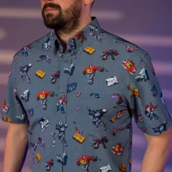 Transformers|Hasbro|Transformers "Boombox Beatdown" – KUNUFLEX Short Sleeve Shirt