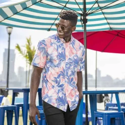Short Sleeve Shirts|Matching Sets|RSVLTS Tropical Shade – KUNUFLEX Short Sleeve Shirt