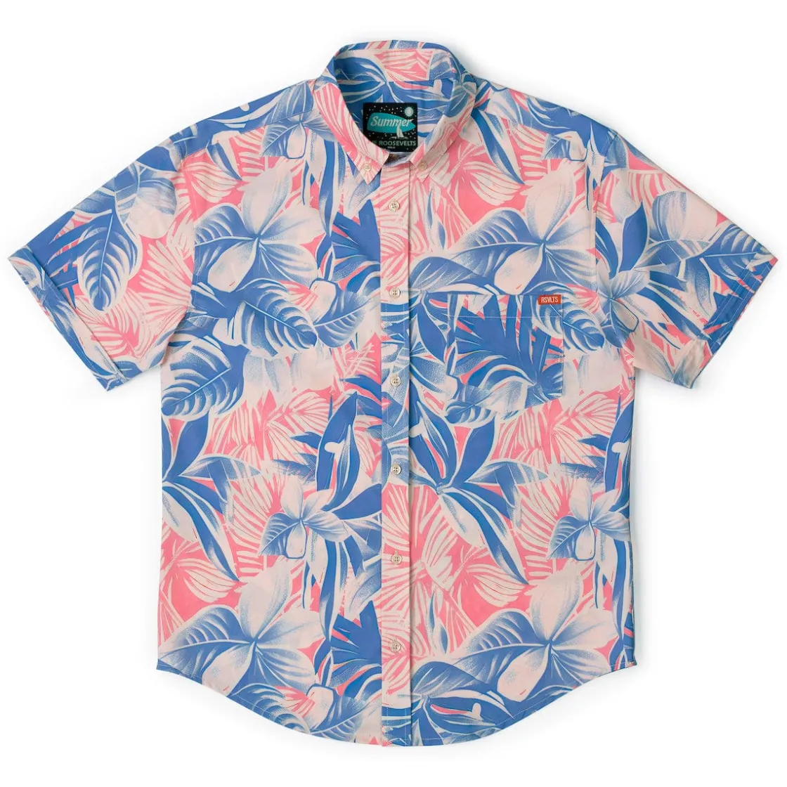 Short Sleeve Shirts|Matching Sets|RSVLTS Tropical Shade – KUNUFLEX Short Sleeve Shirt