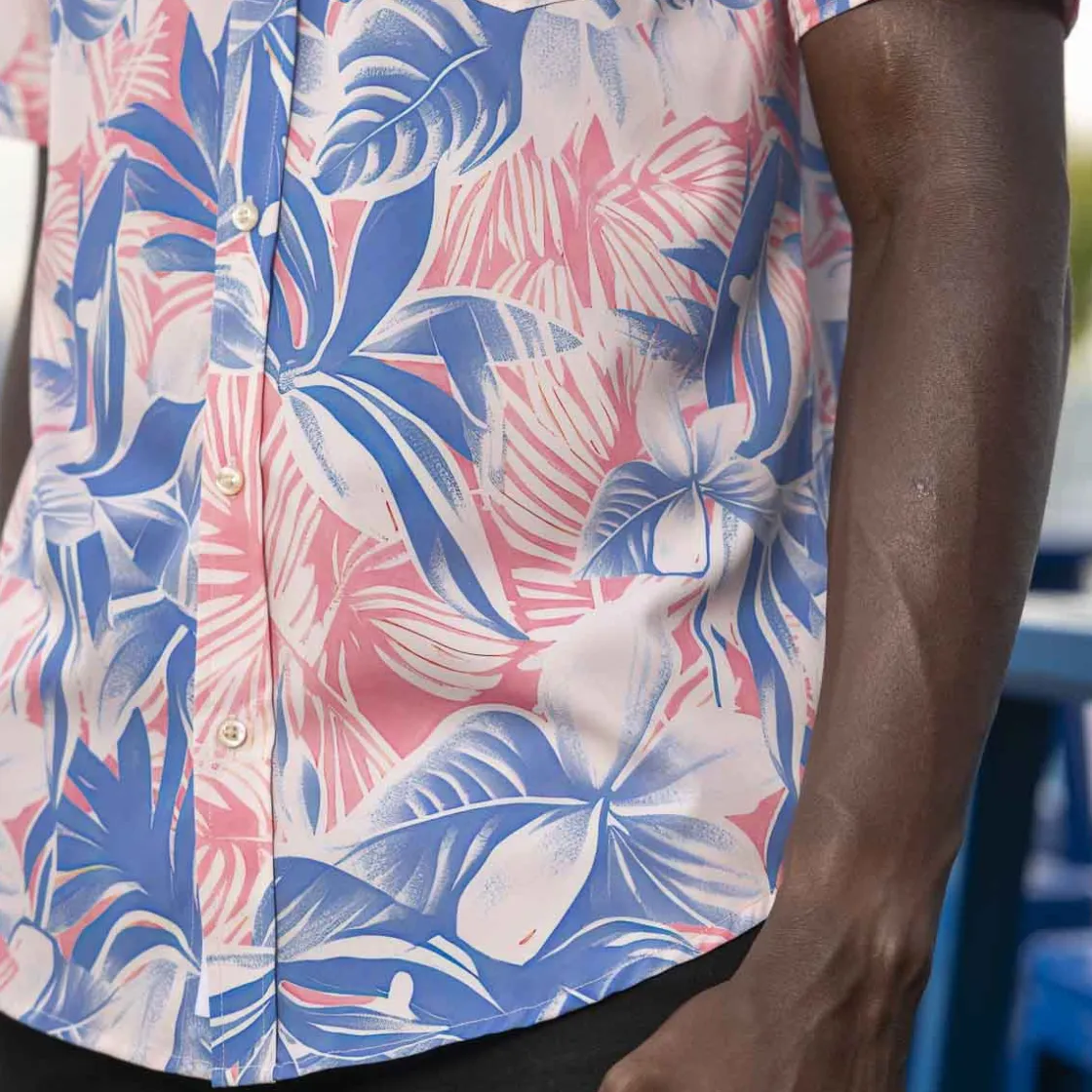 Short Sleeve Shirts|Matching Sets|RSVLTS Tropical Shade – KUNUFLEX Short Sleeve Shirt