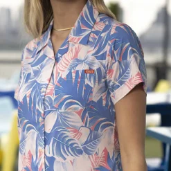 Short Sleeve Shirts|Rsvlts|RSVLTS Tropical Shade – Women's KUNUFLEX Short Sleeve Shirt