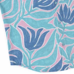 Short Sleeve Shirts|Bamboo|RSVLTS Turq Tropic – Bamboo Short Sleeve Shirt