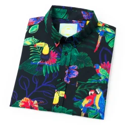 Short Sleeve Shirts|Matching Sets|RSVLTS Two Tickets To Parrotise – KUNUFLEX Short Sleeve Shirt